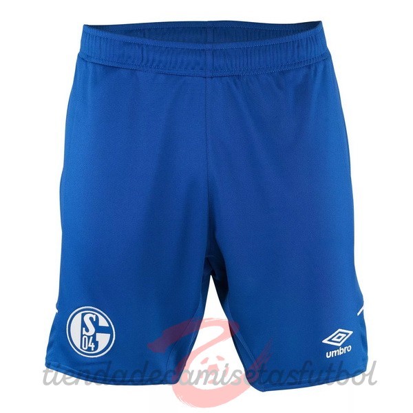 Segunda Pantalones Schalke 04 2020 2021 Azul Camisetas Originales Baratas