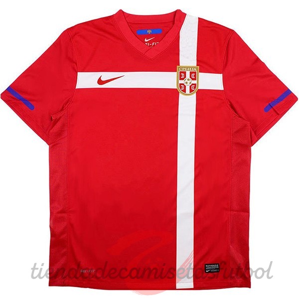Casa Camiseta Serbia Retro 2010 Rojo Camisetas Originales Baratas
