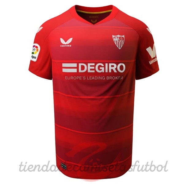 Segunda Camiseta Sevilla 2022 2023 Rojo Camisetas Originales Baratas