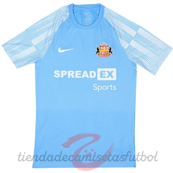 Tailandia Segunda Camiseta Sunderland 2022 2023 Azul Camisetas Originales Baratas