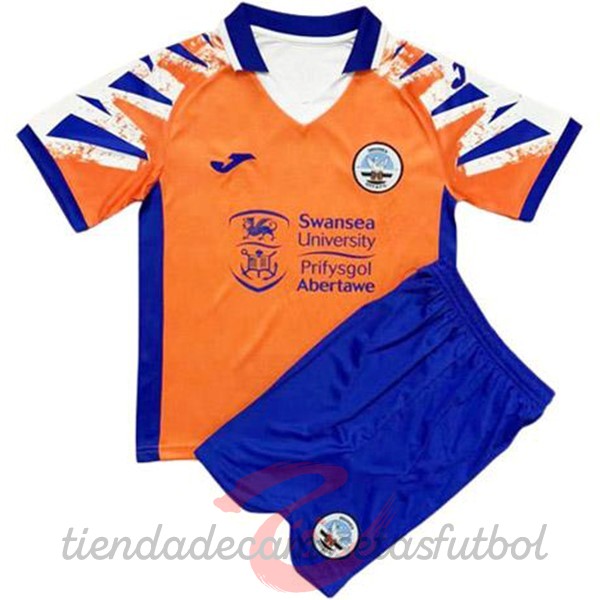 Segunda Conjunto De Niños Swansea 2022 2023 Naranja Camisetas Originales Baratas