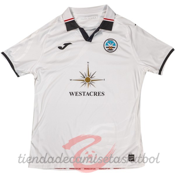 Casa Camiseta Swansea 2022 2023 Blanco Camisetas Originales Baratas