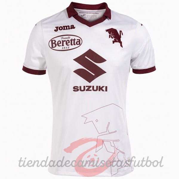 Tailandia Segunda Camiseta Torino 2022 2023 Blanco Camisetas Originales Baratas