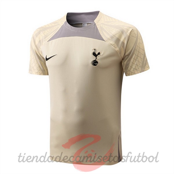 Entrenamiento Tottenham Hotspur 2022 2023 Amarillo Camisetas Originales Baratas