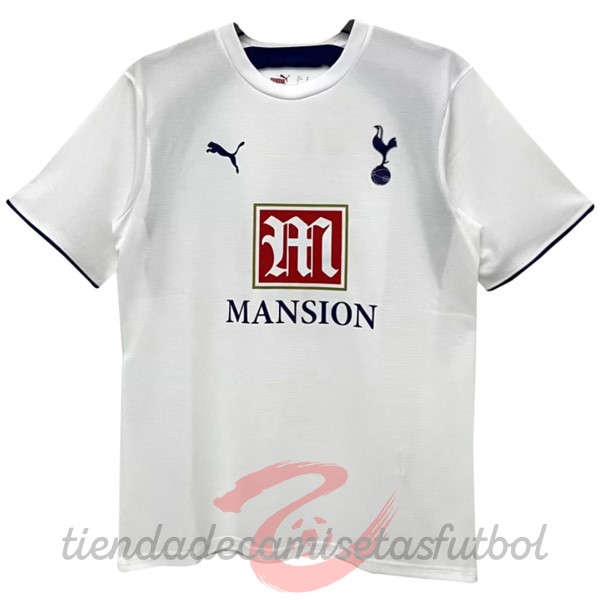Casa Camiseta Tottenham Hotspur Retro 2006 2007 Blanco Camisetas Originales Baratas