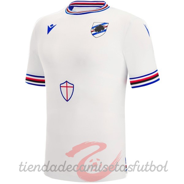 Tailandia Segunda Camiseta Sampdoria 2022 2023 Blanco Camisetas Originales Baratas