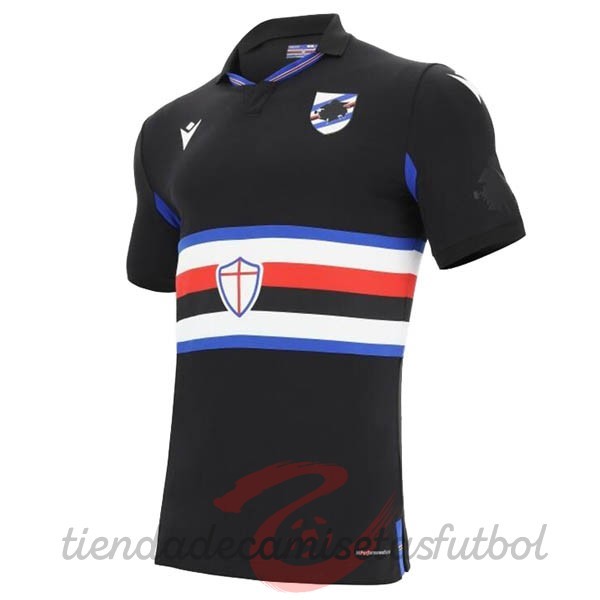 Tercera Camiseta Sampdoria 2020 2021 Negro Camisetas Originales Baratas