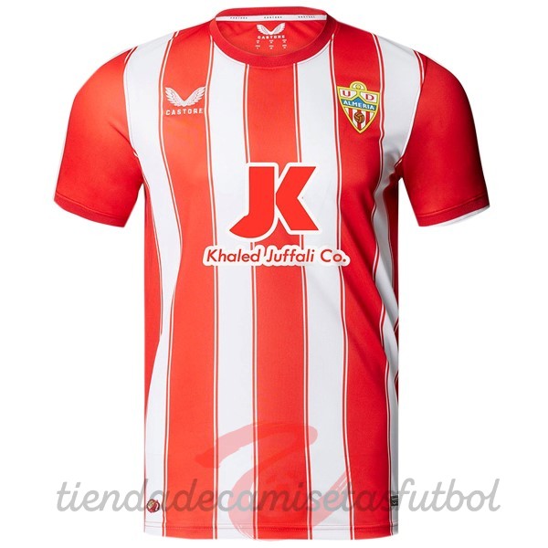 Tailandia Casa Camiseta Almería 2022 2023 Rojo Blanco Camisetas Originales Baratas
