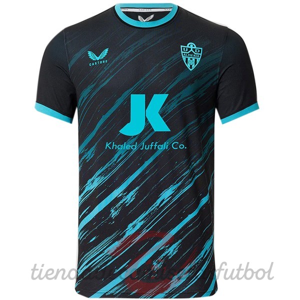 Tailandia Segunda Camiseta Almería 2022 2023 Negro Camisetas Originales Baratas