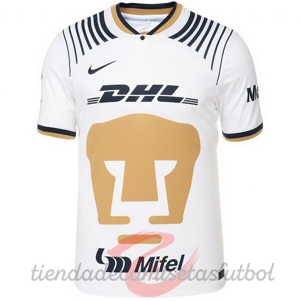 Tailandia Casa Camiseta UNAM Pumas 2022 2023 Blanco Camisetas Originales Baratas
