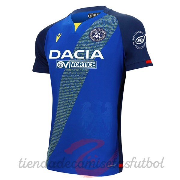 Segunda Camiseta Udinese 2020 2021 Azul Camisetas Originales Baratas