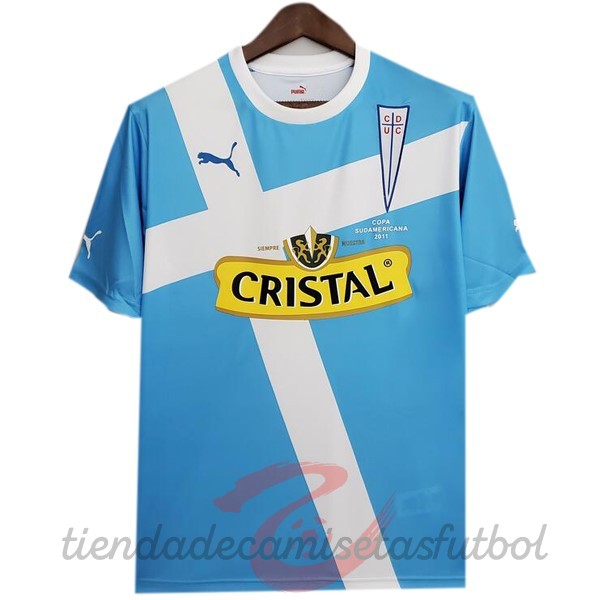 Tercera Camiseta Universidad Católica Retro 2011 Azul Camisetas Originales Baratas
