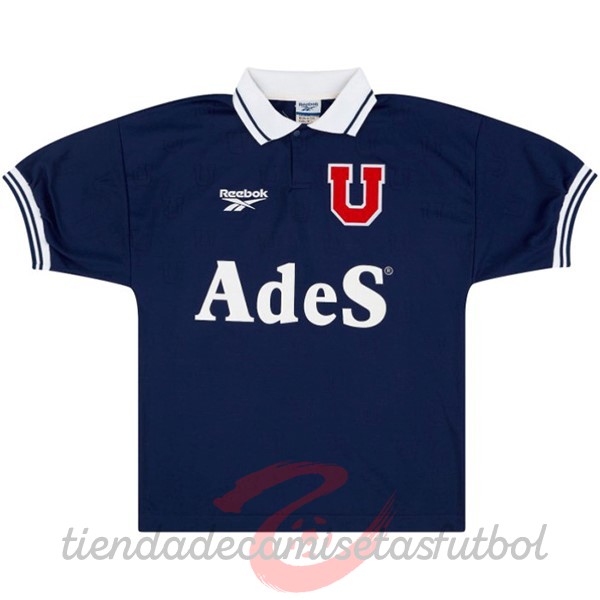 Casa Camiseta Universidad De Chile Retro 1998 I Azul Camisetas Originales Baratas