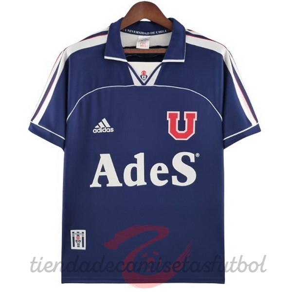 Casa Camiseta Universidad De Chile Retro 2000 2001 Azul Camisetas Originales Baratas