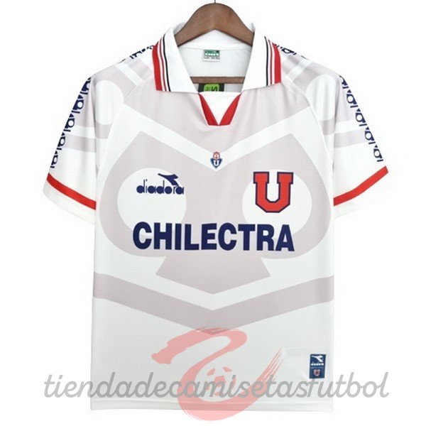 Segunda Camiseta Universidad De Chile Retro 1996 Blanco Camisetas Originales Baratas