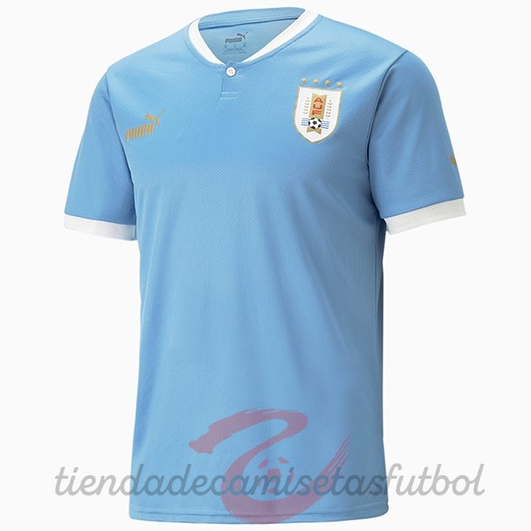 Tailandia Casa Camiseta Uruguay 2022 Azul Camisetas Originales Baratas