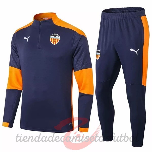 Chandal Valencia 2020 2021 Azul Naranja Camisetas Originales Baratas