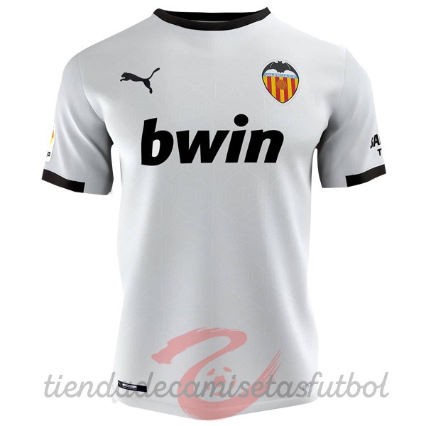 Casa Camiseta Valencia 2020 2021 Blanco Camisetas Originales Baratas