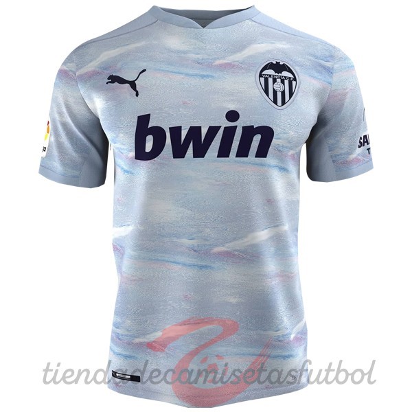 Tercera Camiseta Valencia 2020 2021 Azul Camisetas Originales Baratas