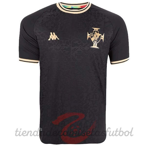 Tailandia Portero Camiseta Vasco da Gama 2022 2023 Negro Camisetas Originales Baratas