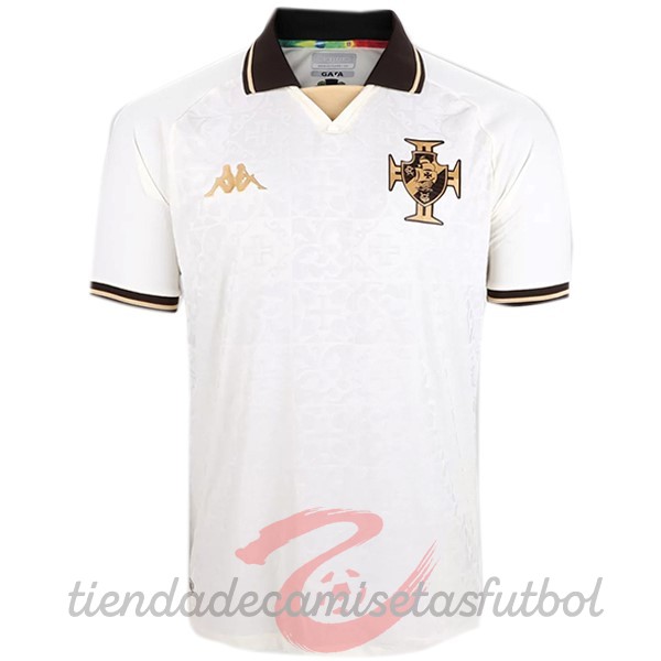 Tailandia Tercera Camiseta Vasco da Gama 2022 2023 Blanco Camisetas Originales Baratas