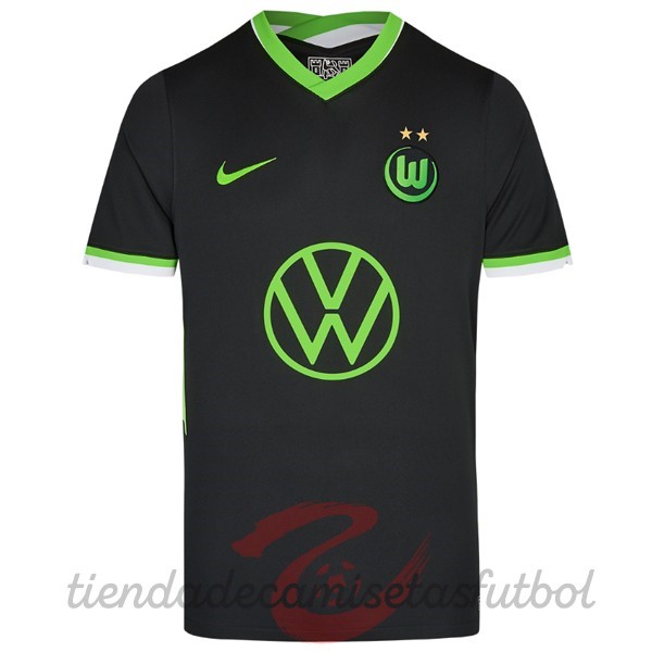 Segunda Camiseta Wolfsburgo 2020 2021 Verde Marino Camisetas Originales Baratas