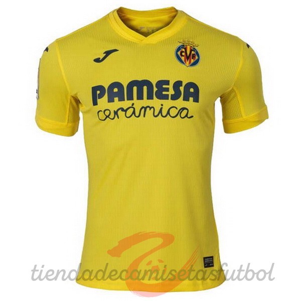Casa Camiseta Villarreal 2020 2021 Amarillo Camisetas Originales Baratas