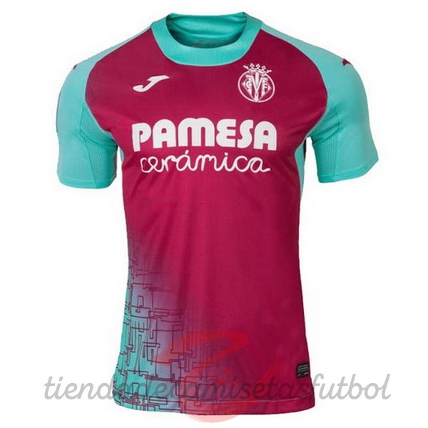 Tercera Camiseta Villarreal 2020 2021 Rojo Camisetas Originales Baratas