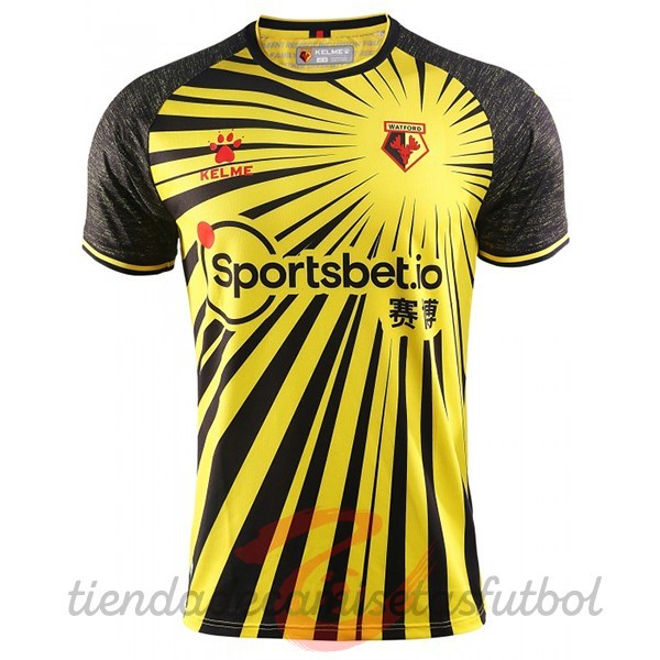 Casa Camiseta Watford 2020 2021 Amarillo Camisetas Originales Baratas