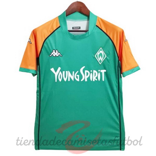 Casa Camiseta Werder Bremen Retro 2003 2004 Verde Camisetas Originales Baratas