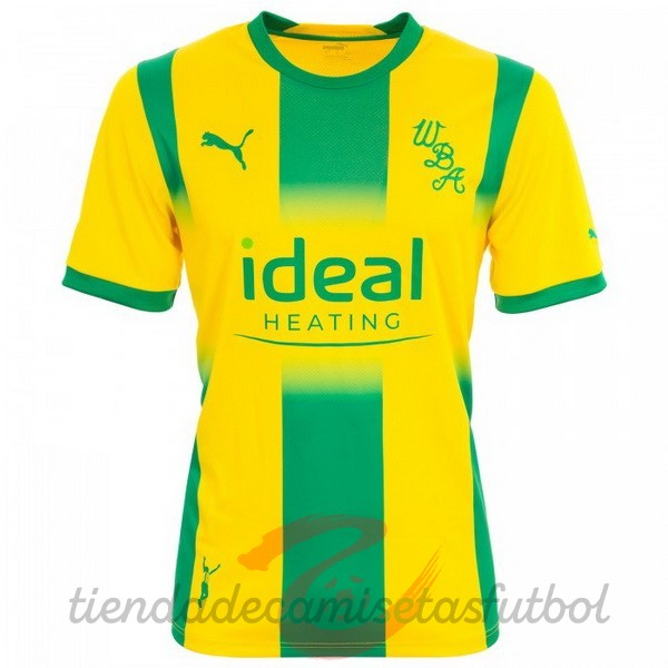 Tailandia Segunda Camiseta West Brom 2022 2023 Amarillo Camisetas Originales Baratas