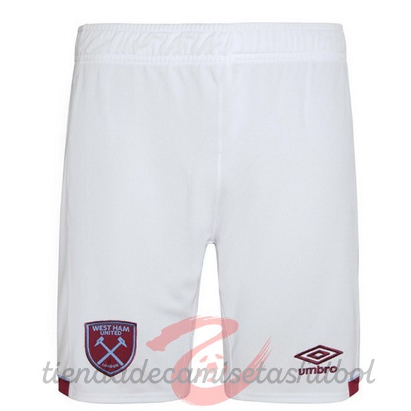 Casa Pantalones West Ham United 2020 2021 Blanco Camisetas Originales Baratas