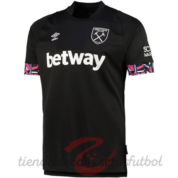 Tailandia Segunda Camiseta West Ham United 2022 2023 Negro Camisetas Originales Baratas