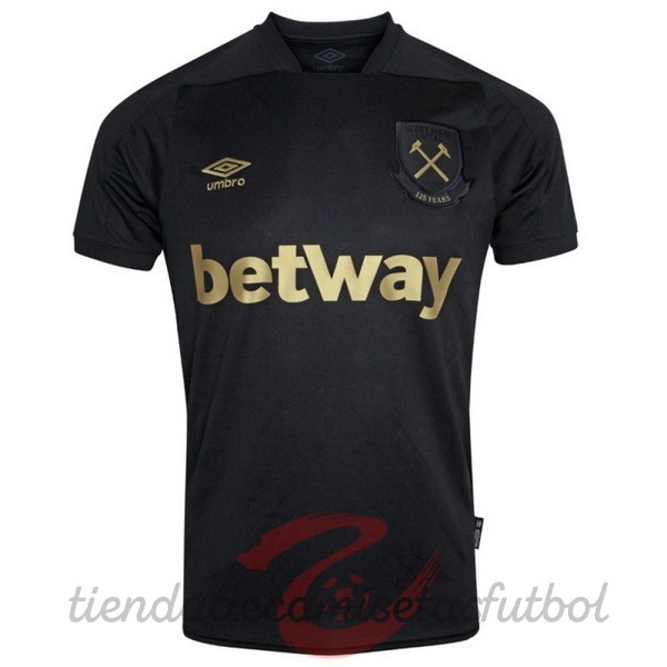 Tercera Camiseta West Ham United 2020 2021 Negro Camisetas Originales Baratas