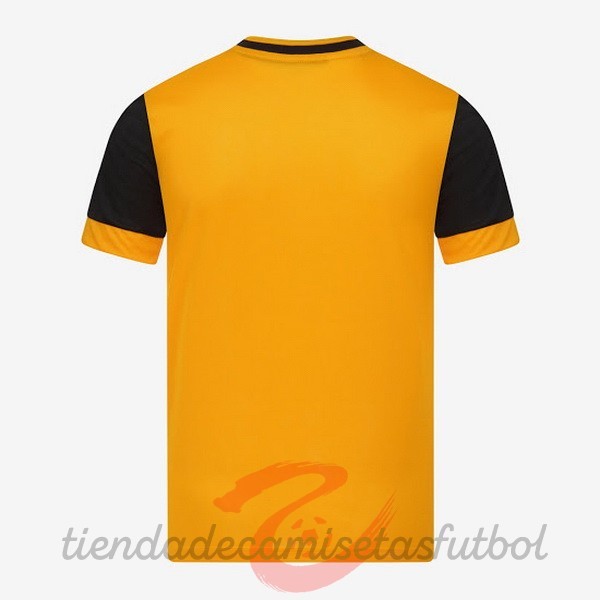 Casa Camiseta Wolves 2020 2021 Amarillo Camisetas Originales Baratas