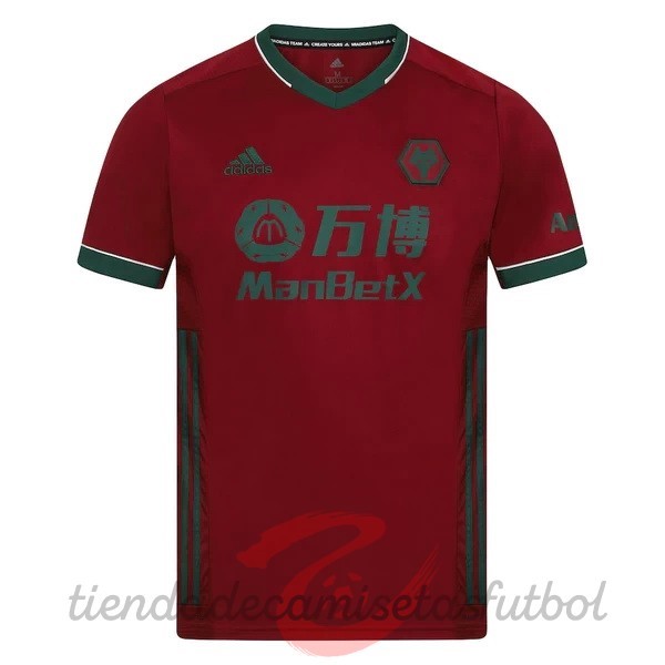Tercera Camiseta Wolves 2020 2021 Rojo Camisetas Originales Baratas